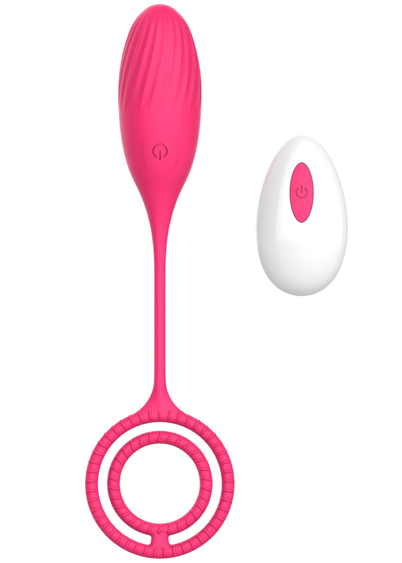 Uovo rosa vibrante multi funzione con anello pene